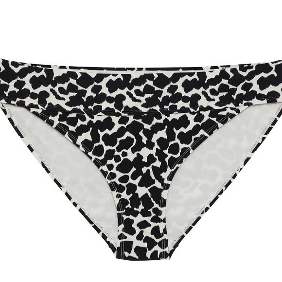 Time And Tru Black and White Mid Rise Bikini Swim Bottom Women’s Plus Size 3X - Picture 1 of 8